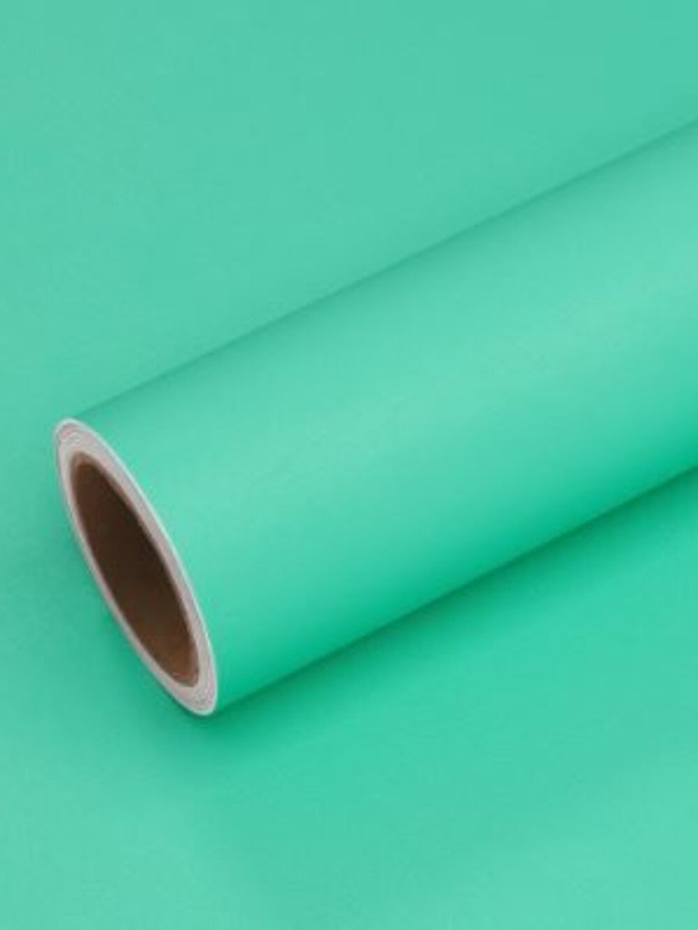 Brand New Thick Tiffany Blue Green Wallpaper 2 Rolls Peel and Stick